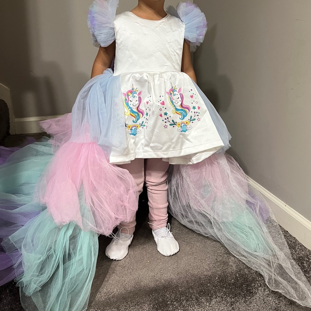 unicorn princess dress.